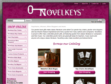 Tablet Screenshot of novelkeys.com